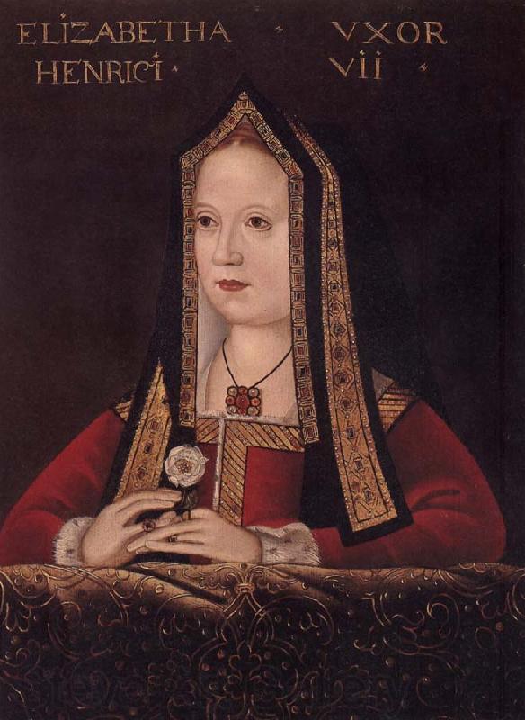 unknow artist Elizabeth of York,Queen of Hery Vii Germany oil painting art